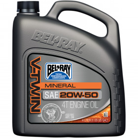 BEL-RAY ENGINE OIL VTWIN 20W-50 - 4 Litres