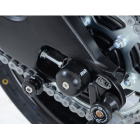 Protection de bras oscillant R&G RACING noir Suzuki GSX-S 1000 ABS/FA