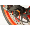 Protections fourche et bras oscillant (axe de roue) GILLES TOOLING GTA noir/orange KTM