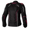 Veste femme RST S1 Mesh CE textile - noir/rose fluo taille XL