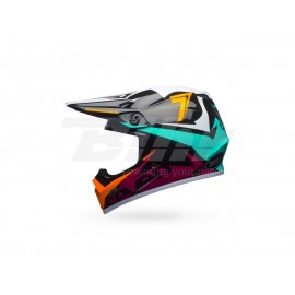 Casque BELL MX-9 Mips Seven Ignite Aqua/Navy taille XXL