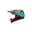 Casque BELL MX-9 Mips Seven Ignite Aqua/Navy taille XL