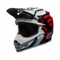 Casque BELL Moto-9 Mips Gloss White/Black/Red District Size XXL