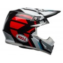 Casque BELL Moto-9 Mips Gloss White/Black/Red District Size XL