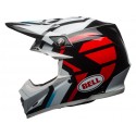 Casque BELL Moto-9 Mips Gloss White/Black/Red District Size M