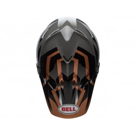 Casque BELL Moto-9 Mips Gloss Copper/Black Charcoal District taille S