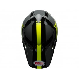Casque BELL MX-9 Mips Gloss HI-VIZ Yellow/Black Marauder taille L