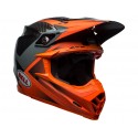 Casque BELL Moto-9 Flex Gloss/Matte Orange/Charcoal Hound taille L
