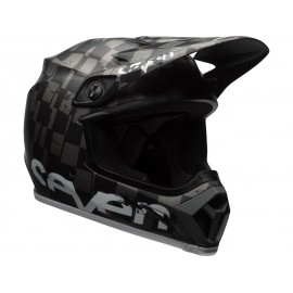 Casque BELL MX-9 Mips Seven Matte Checkmate taille XL