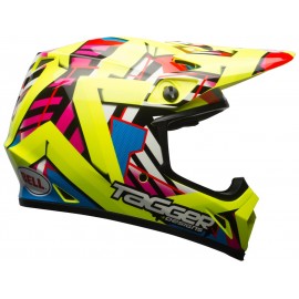 Casque BELL MX-9 Mips Tagger Gloss Double Trouble Yellow taille S