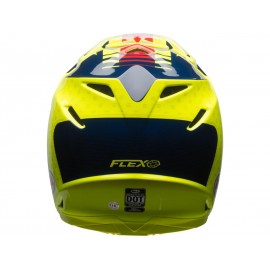 Casque BELL Moto-9 Flex Vice bleu/jaune taille S