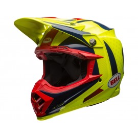 Casque BELL Moto-9 Flex Vice bleu/jaune taille XS