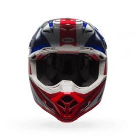 Casque BELL Moto-9 Flex Vice bleu/rouge taille XXL