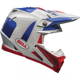 Casque BELL Moto-9 Flex Vice bleu/rouge taille XL