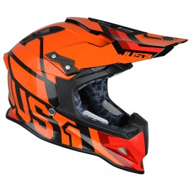 Casque JUST1 J12 Unit Orange Fluo taille M