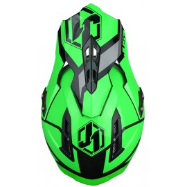 Casque JUST1 J12 Unit Green Fluo taille XL