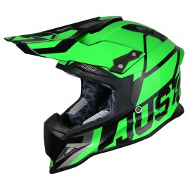 Casque JUST1 J12 Unit Green Fluo taille L