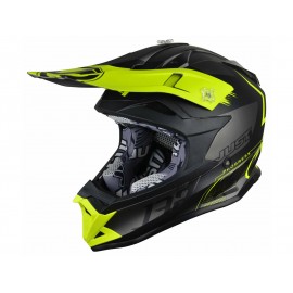 Casque JUST1 J32PRO Kick Yellow/Black/Titanium Matte taille S