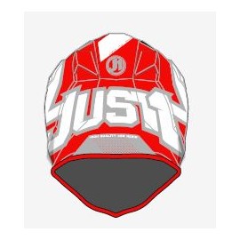 Casque JUST1 J32PRO Kick White/Red Matte taille S