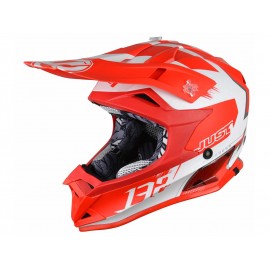 Casque JUST1 J32PRO Kick White/Red Matte taille M