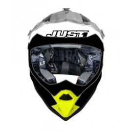 Casque JUST1 J32PRO Kick White/Yellow/Black Gloss taille XS