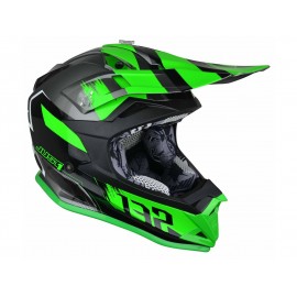 Casque JUST1 J32PRO Kick Green/White/Titanium taille M