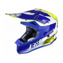 Casque JUST1 J32PRO Kick White/Blue/Yellow Gloss taille YS