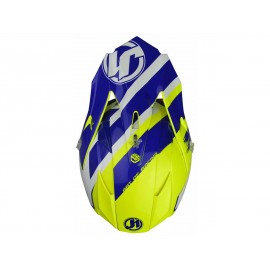 Casque JUST1 J32PRO Kick White/Blue/Yellow Gloss taille L