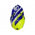 Casque JUST1 J32PRO Kick White/Blue/Yellow Gloss taille L