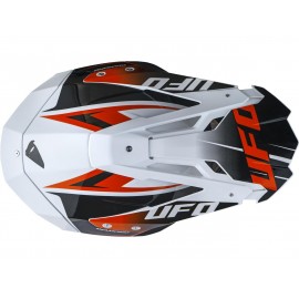 Casque UFO Diamond noir/blanc/rouge taille XXS