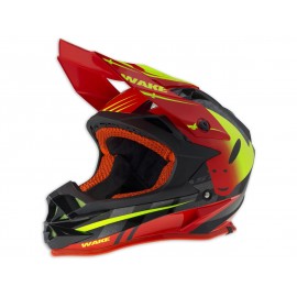 Casque UFO Onyx Wake noir/rouge/jaune taille XL