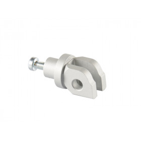 Support de repose-pieds avant LIGHTECH noir Kawasaki Z650