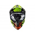 Casque JUST1 J12 Dominator rouge/lime fluo taille XS 