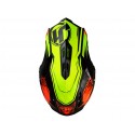 Casque JUST1 J12 Dominator rouge/lime fluo taille XL 