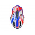 Casque Just1 J12 Flame rouge/bleu taille S