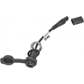 Prise SAE O-40 étanche pour montage sur panneau étroit,SOCKET SAE WITH 6 CABLE