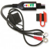 Câble d’alimentation permanent Optimate avec indication de l’état de chargement de la batterie,CORD EYE W/TEST LEAD