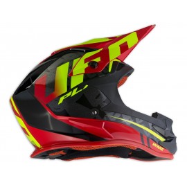 Casque UFO Onyx Wake noir/rouge/jaune taille L