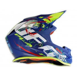 Casque UFO Onyx Circus bleu/rouge/jaune taille L