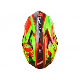 Casque JUST1 J32.PRO Rave rouge/lime taille L 