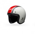 Casque BELL Custom 500 Ace Café Stadium Gloss Silver/Red/Black taille L