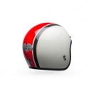 Casque BELL Custom 500 Ace Café Stadium Gloss Silver/Red/Black taille S