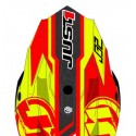 Visière de rechange JUST 1 J32 Pro Rave Red/Lime