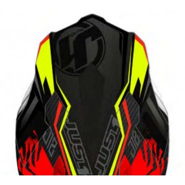 Visière de rechange JUST 1 J12 Dominator Red/Lime