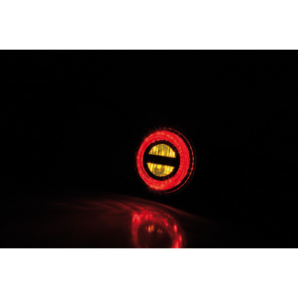 Feu arrière HIGHSIDER Rocket Bullet LED, feu stop/clignotant