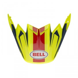 Visière Flex BELL Moto 9 Flex / Moto 9 Vice bleu/jaune