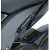 Cache-orifice R&G RACING pour repose-pied arrière-gauche alu noir Kawasaki ZX-10R