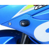 Adaptateurs de clignotants avant R&G RACING noir Suzuki GSXR-1000