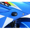 Adaptateurs de clignotants avant R&G RACING noir Suzuki GSXR-1000