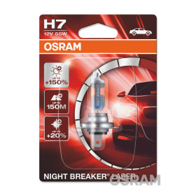 Ampoule OSRAM Night Breaker Laser H7 12V 55W - x1